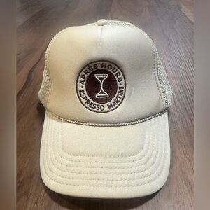 OTTO Cream Cap with Brown Logo - Aprés Hours Espresso Martini Hat